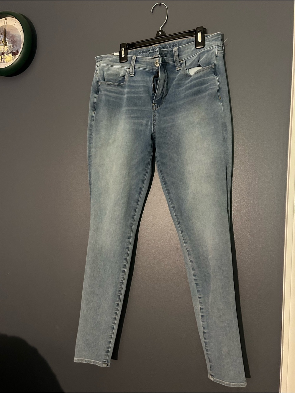 American Eagle Outfitters Light Blue Skinny Jeans